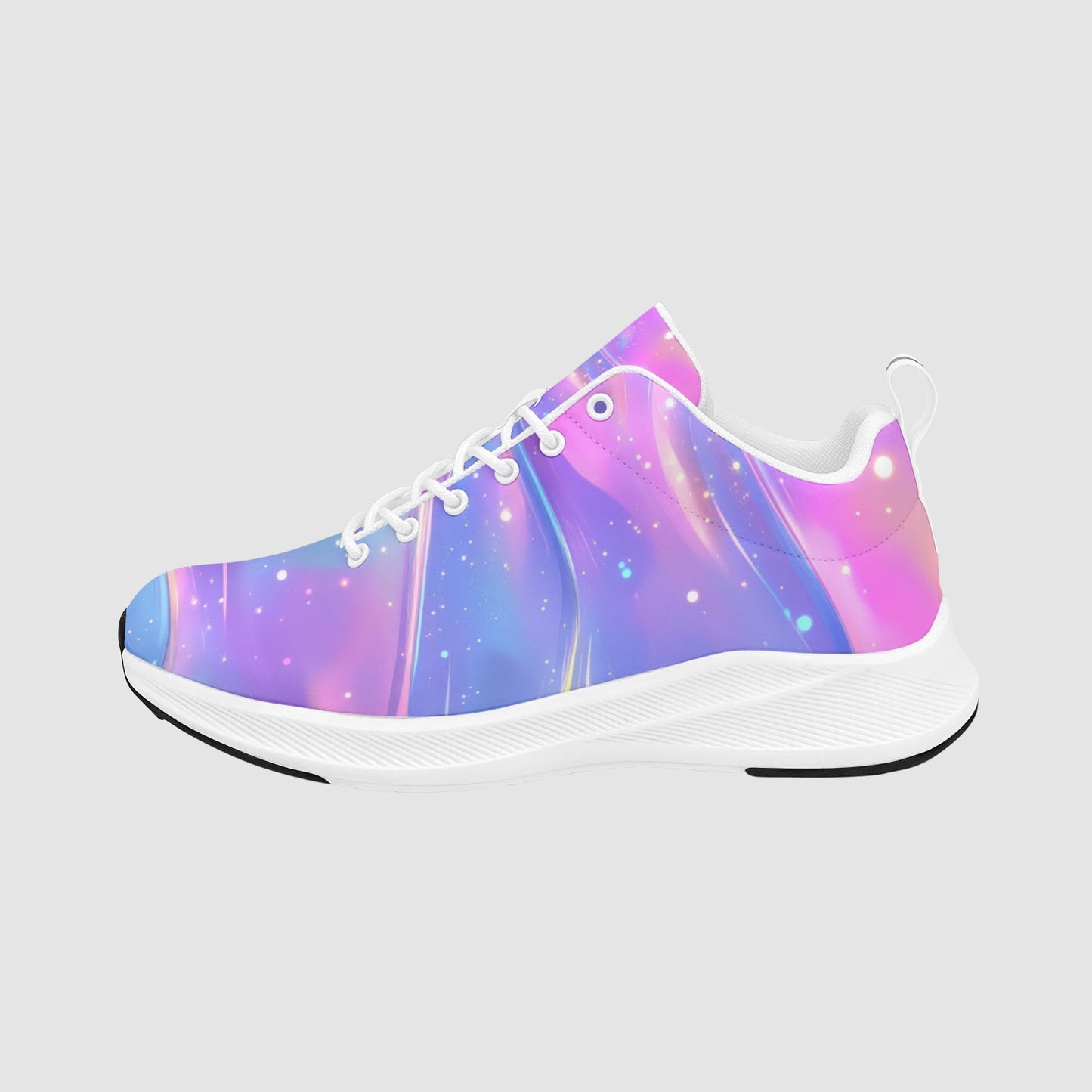 Women’s Holographic Universe Cosmic Suede Breathable Running Shoes