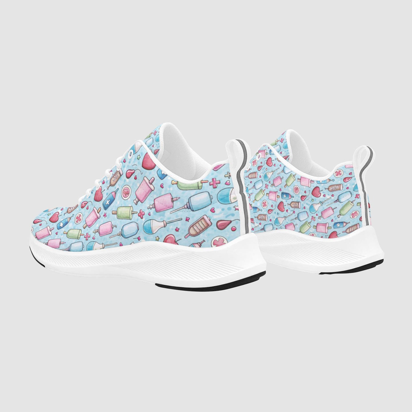 Women's Vintage medical Icons Running Shoes