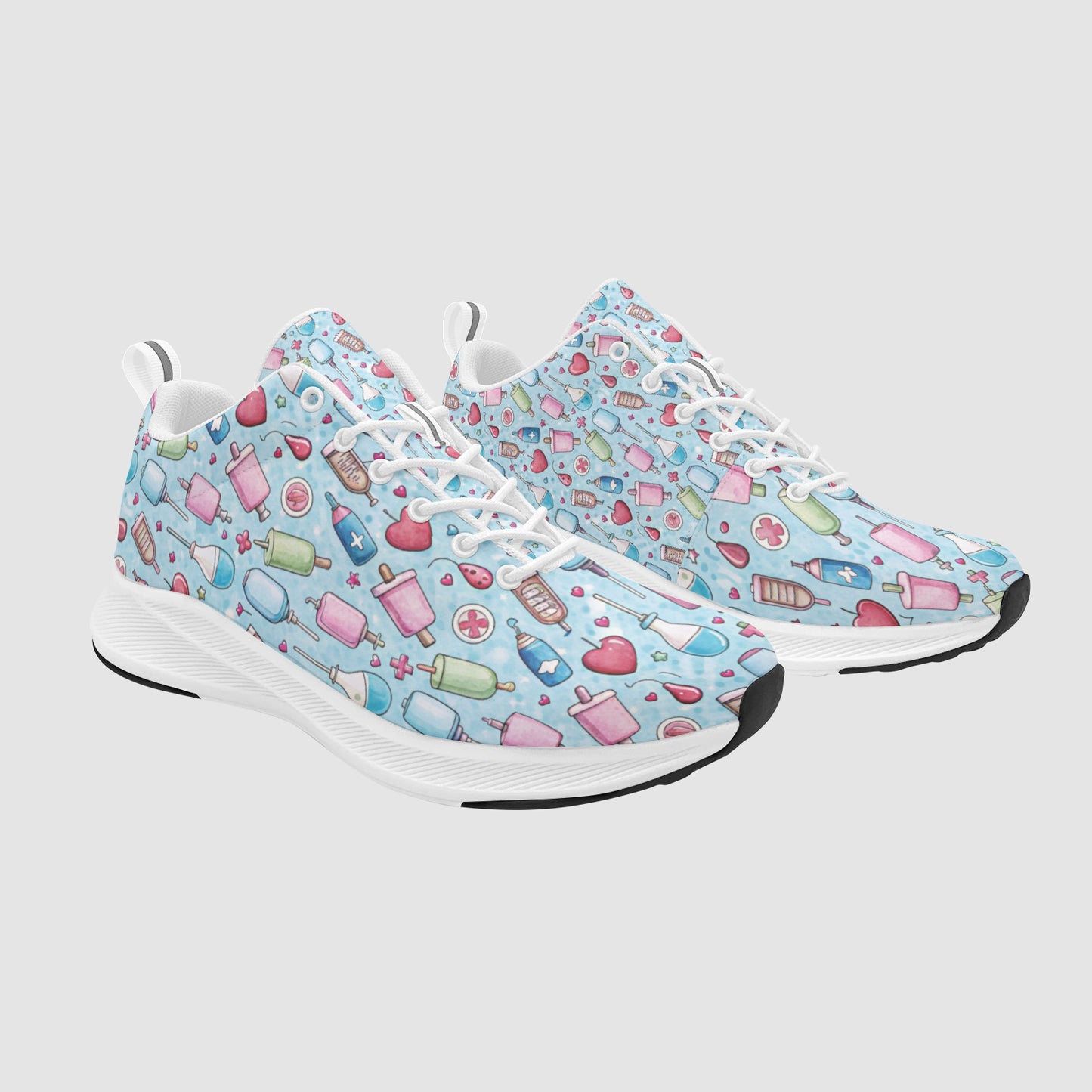 Women's Vintage medical Icons Running Shoes