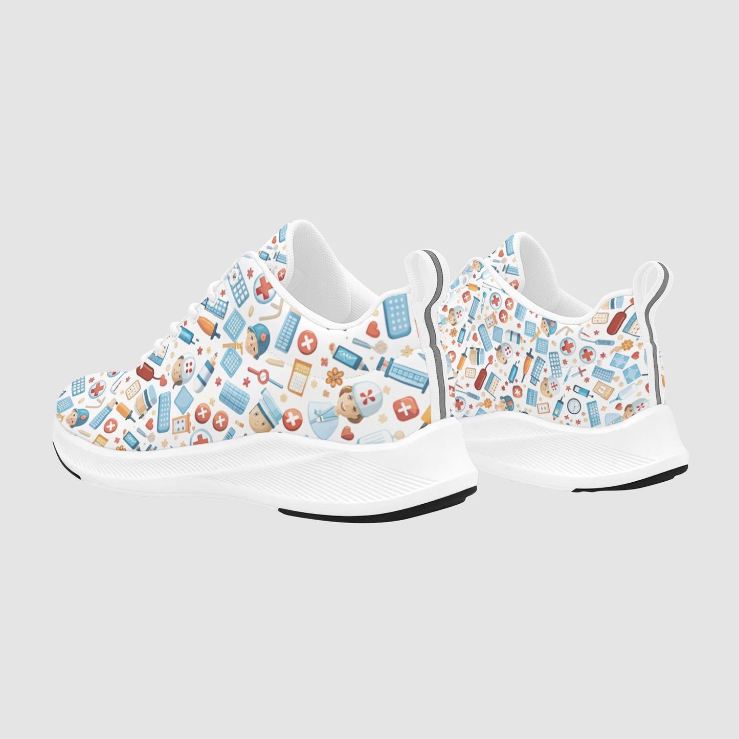 Women’s War Hero Nurses Suede Breathable Athletic Running Sneakers