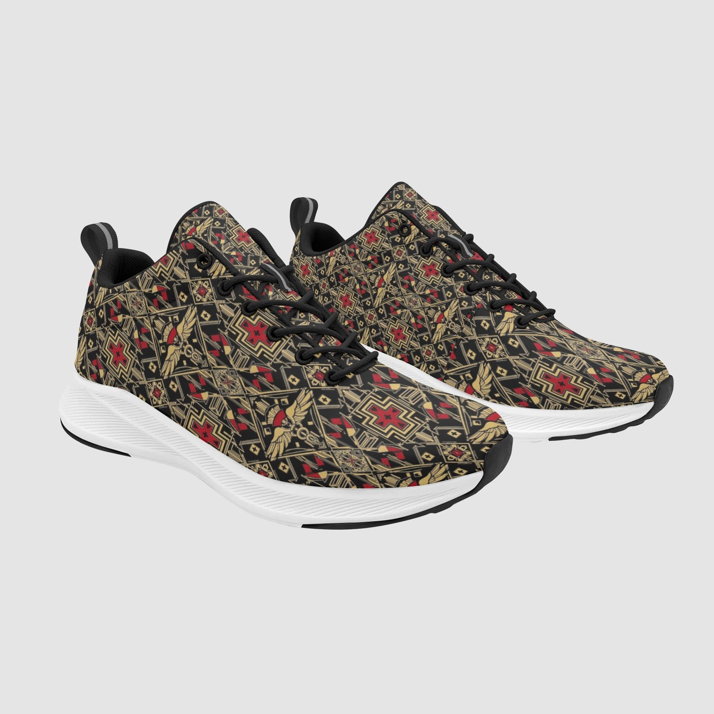 Women's Vintage Medical Symbols Suede Breathable Nursing Sneakers
