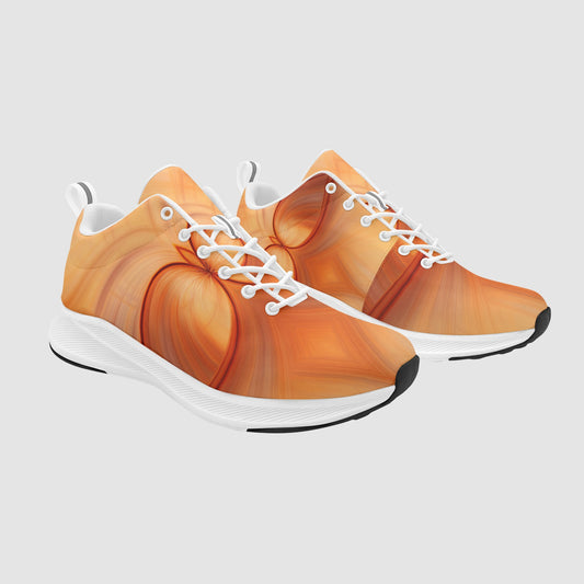 Women's Butterscotch Cats Eyes Suede Breathable Running Sneakers