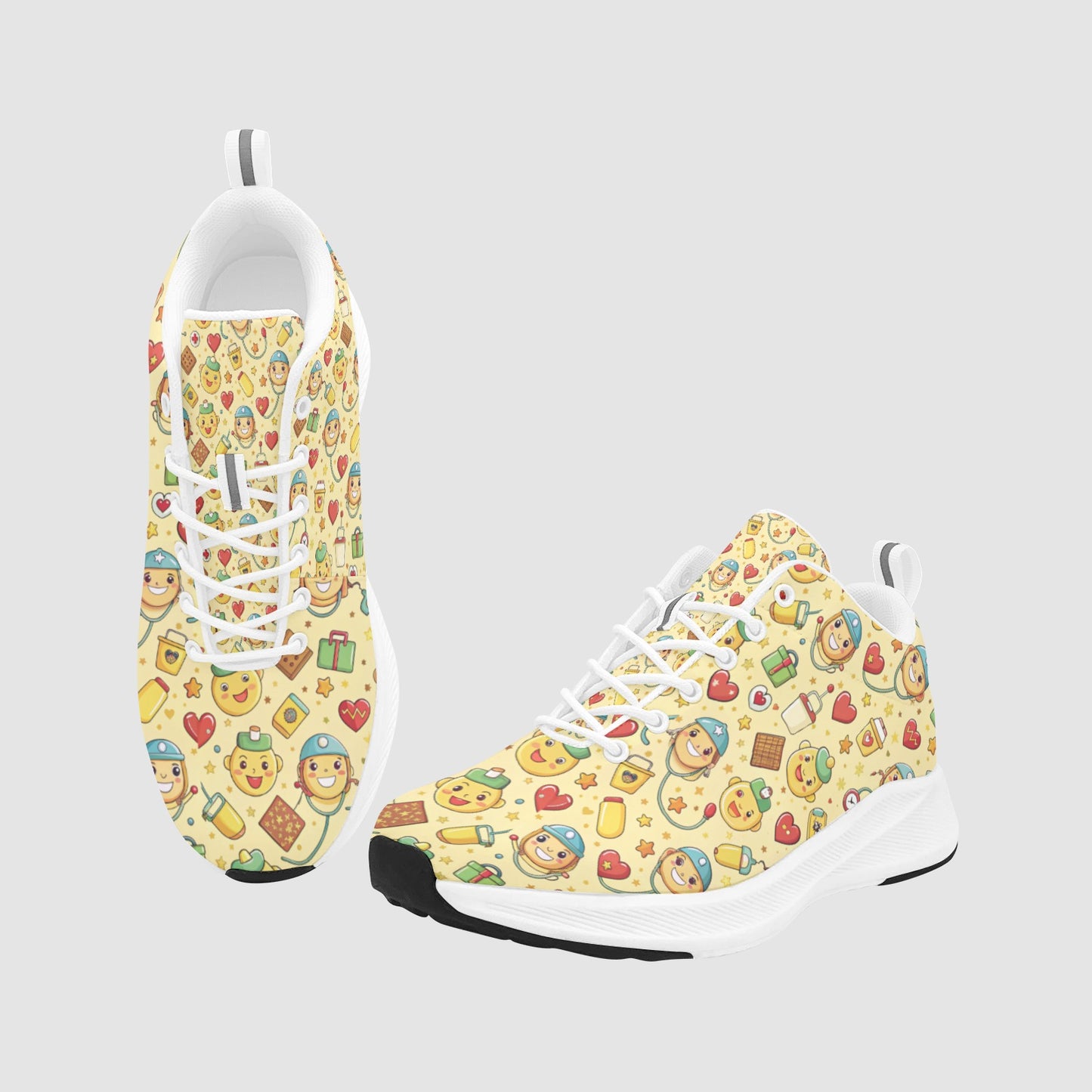 Women's Little Future Doctors Pediatric Suede Nursing Sneakers
