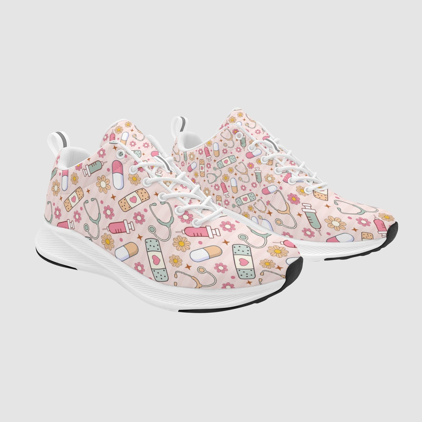Women's Medical Icon Suede Breathable Nursing Running Shoes