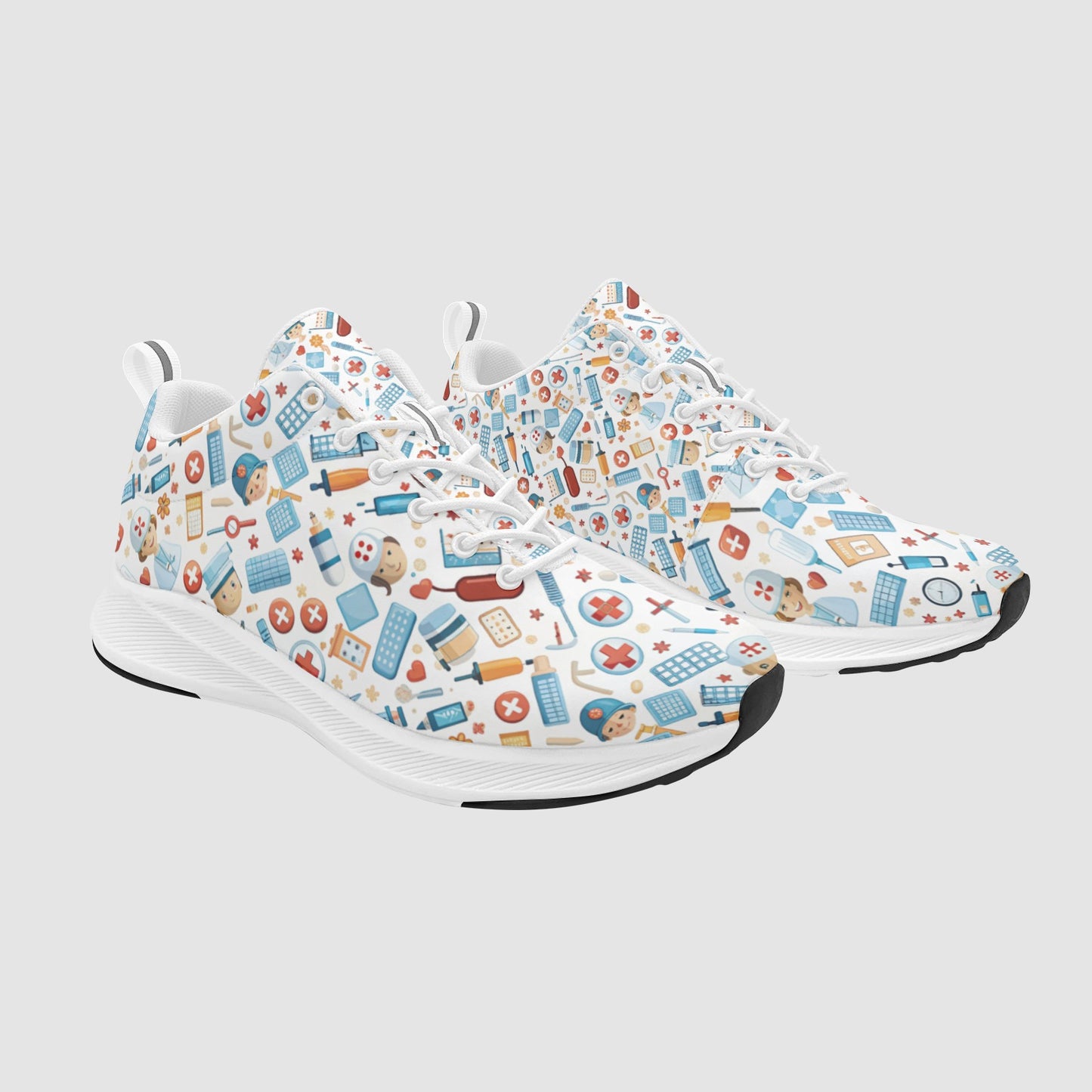 Women’s War Hero Nurses Suede Breathable Athletic Running Sneakers