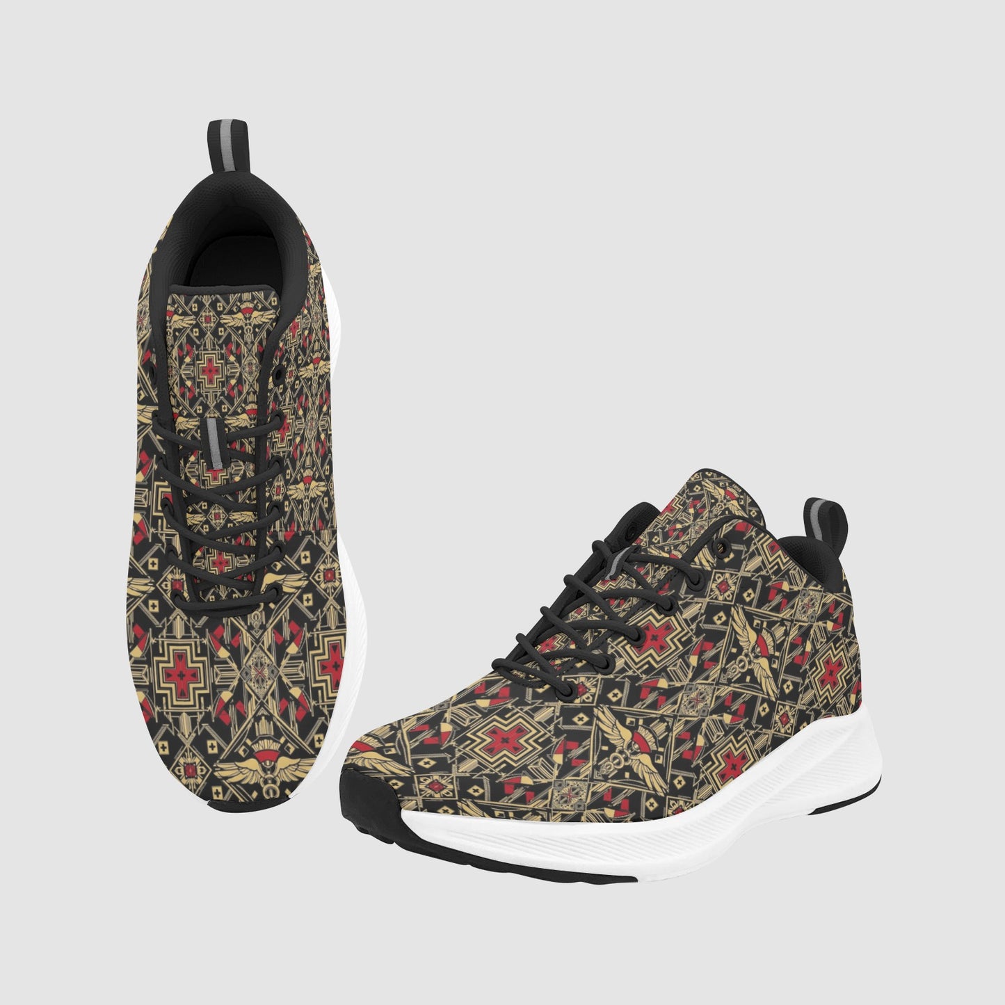Women's Vintage Medical Symbols Suede Breathable Nursing Sneakers