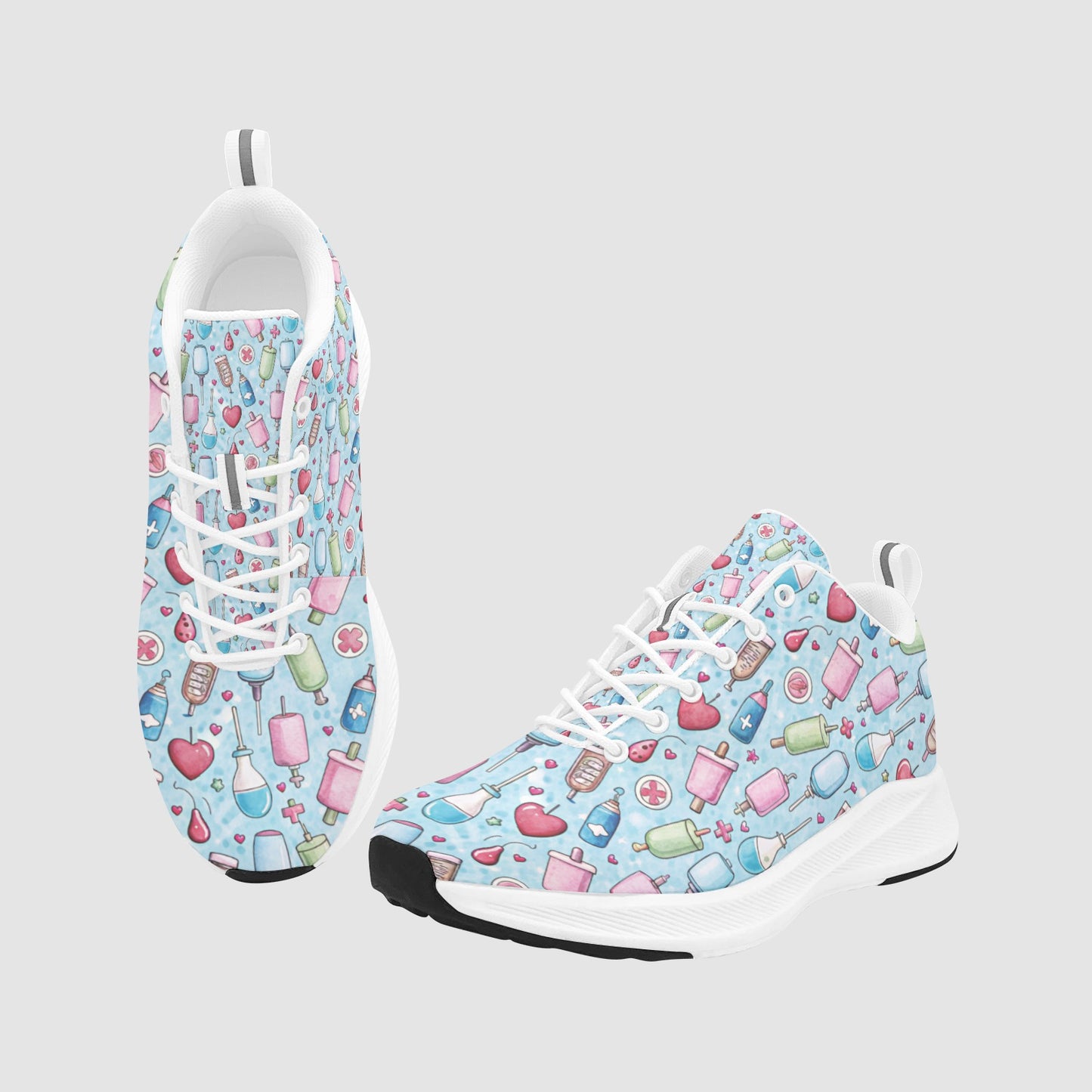 Women's Vintage medical Icons Running Shoes